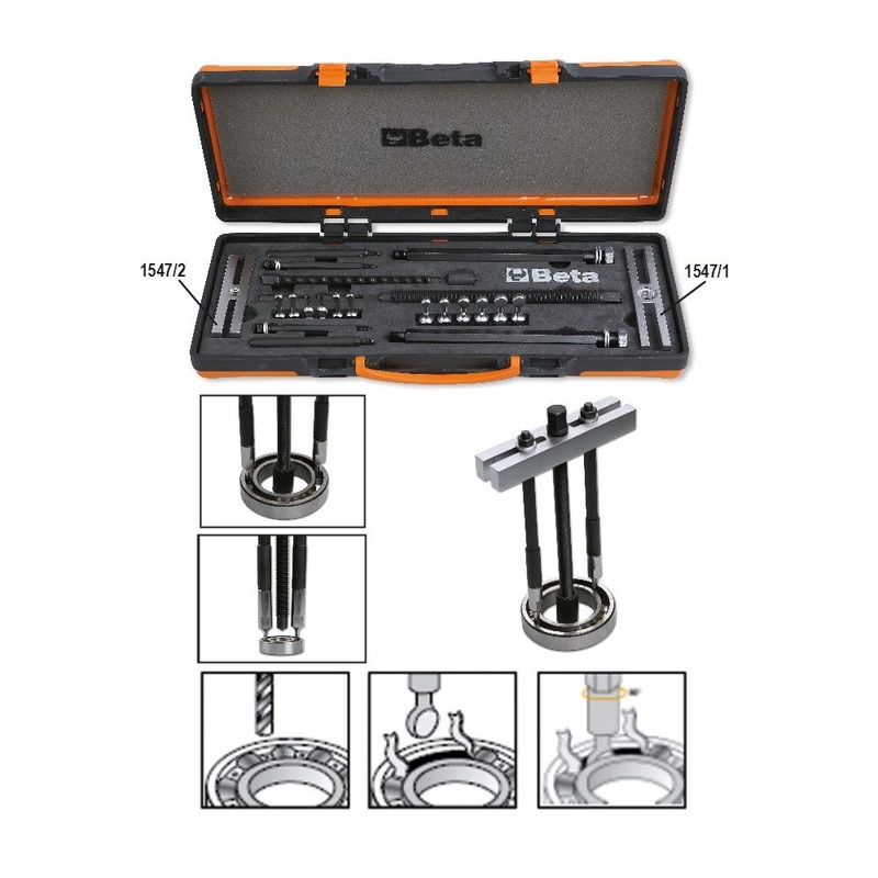 Beta Tools (Article# 1547/C6) Universal Ball Bearing Extractor – BT 15470006