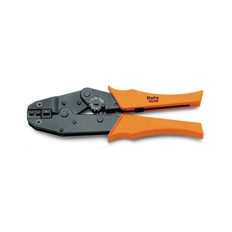 Beta Tools (Article# 1608) Crimping Plier for Insulated Terminals with Pressure Regulator – BT 16080001