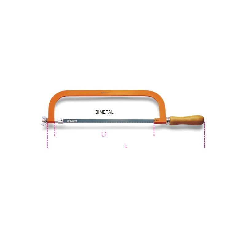 Beta Tools (Article# 1727) Hacksaw Frame, Heavy Series – BT 17270001