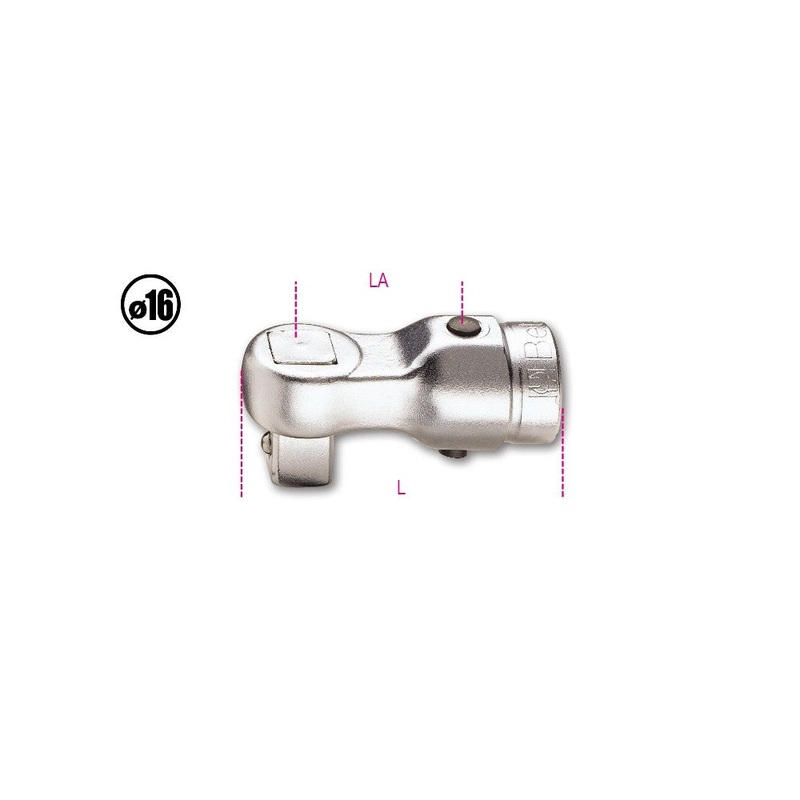 Beta Tools (Article# 617) Fixed Head for Torque Bars, 3/8 in Drive – BT 6170000