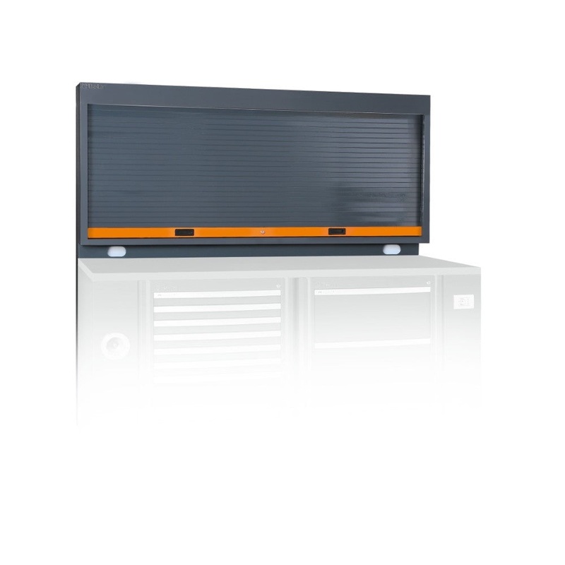 Beta Tools (Article# C55PSE-G) Tool Wall System with Shutter Accommodating 2 Power Sockets – Gray – BT 55000260