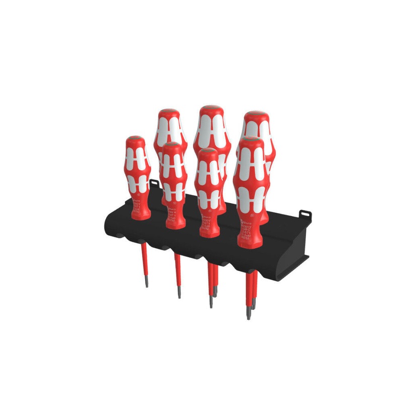 WERA 3167 i/7 TORX Screwdriver set, stainless and rack, 7 pieces – 05022767001