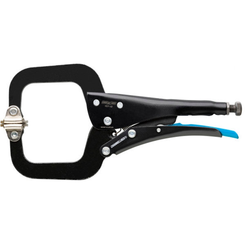 Channellock C-Clamp Locking Plier with Swivel Pads, 11.85 in – CL 107-12