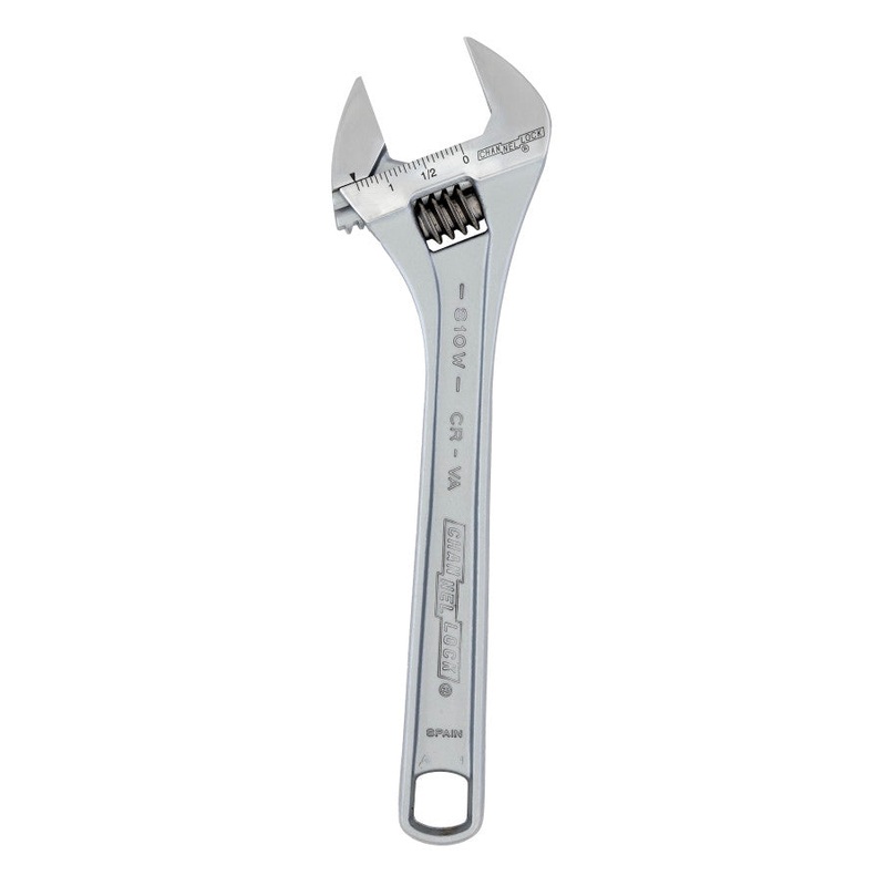 Channellock Chrome Adjustable Wrench, 10 in – CL 810W Adjustable Wrench