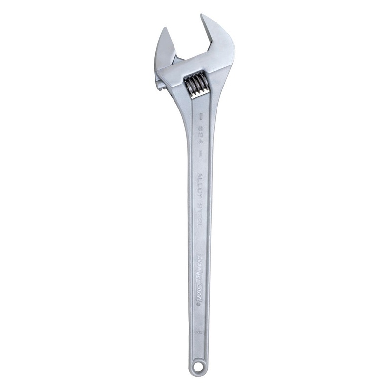 Channellock Chrome Adjustable Wrench, 24 in – CL 824 Adjustable Wrench