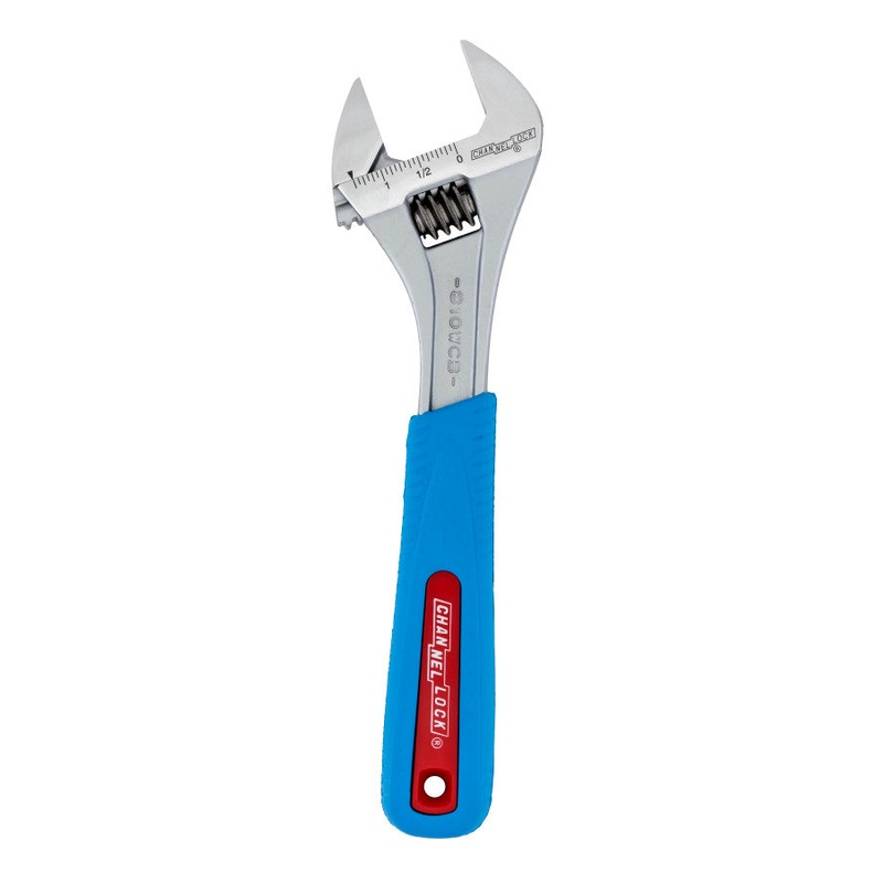 Channellock Code Blue Chrome Adjustable Wrench, 10 in – CL 810WCB Adjustable Wrench