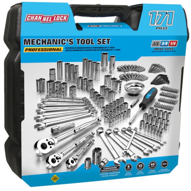 Channellock Set of 171 Mechanic’s Tool – CL 39053