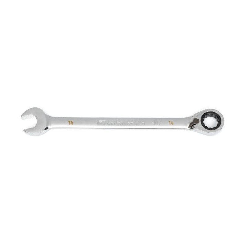 GEARWRENCH 90-Tooth 12-Point Reversible Ratcheting Wrench, 14mm – GW 86614 Ratcheting Wrench