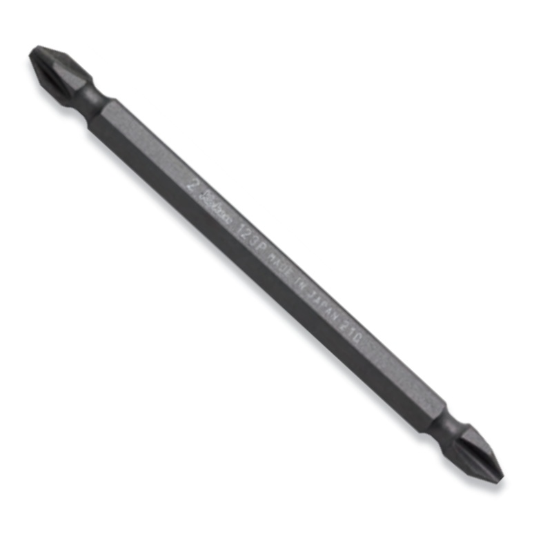 Ko-ken Tools 1/4 Hex Dr. Magnetized Double Ended Phillips Bit PH3 – Length 150mm