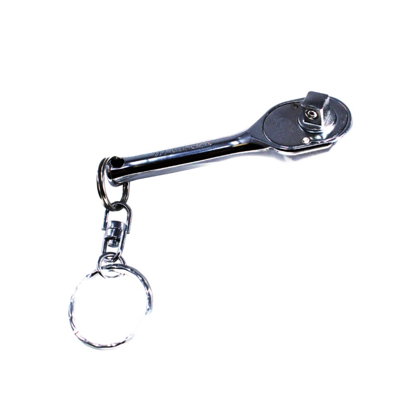 Ko-ken Tools 1/4 Sq. Dr. Ratchet Handle 20 teeth Short Length 75mm Key Ring