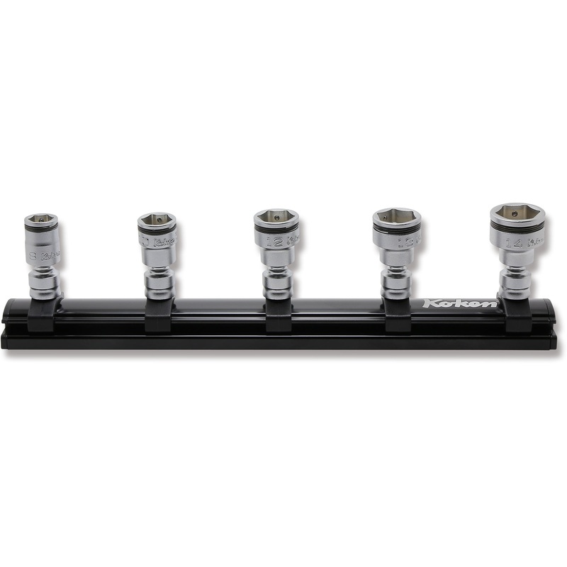 Ko-ken Tools 1/4 Sq Dr. Z-series Universal NUT GRIP Sockets – 5 pieces – RS2441MZ/5