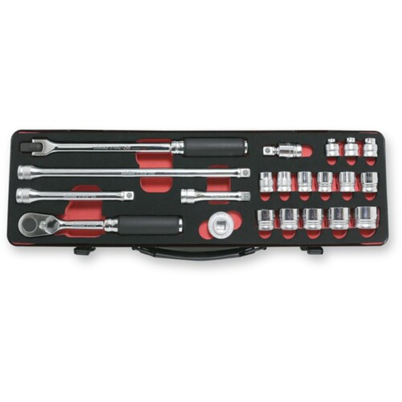 Ko-ken Tools 3/8 Sq. Dr. 21 Piece Z-Series 6-Point Metric Socket set 7-22mm