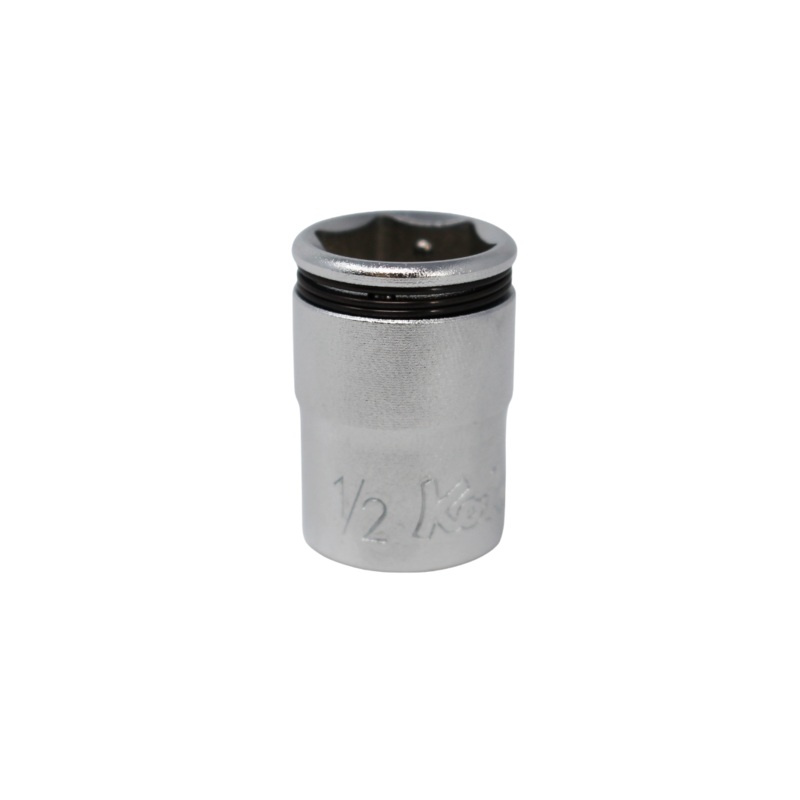 Ko-ken Tools 3/8 Sq. Dr. SAE Nut Grip Chrome Socket in 1/2