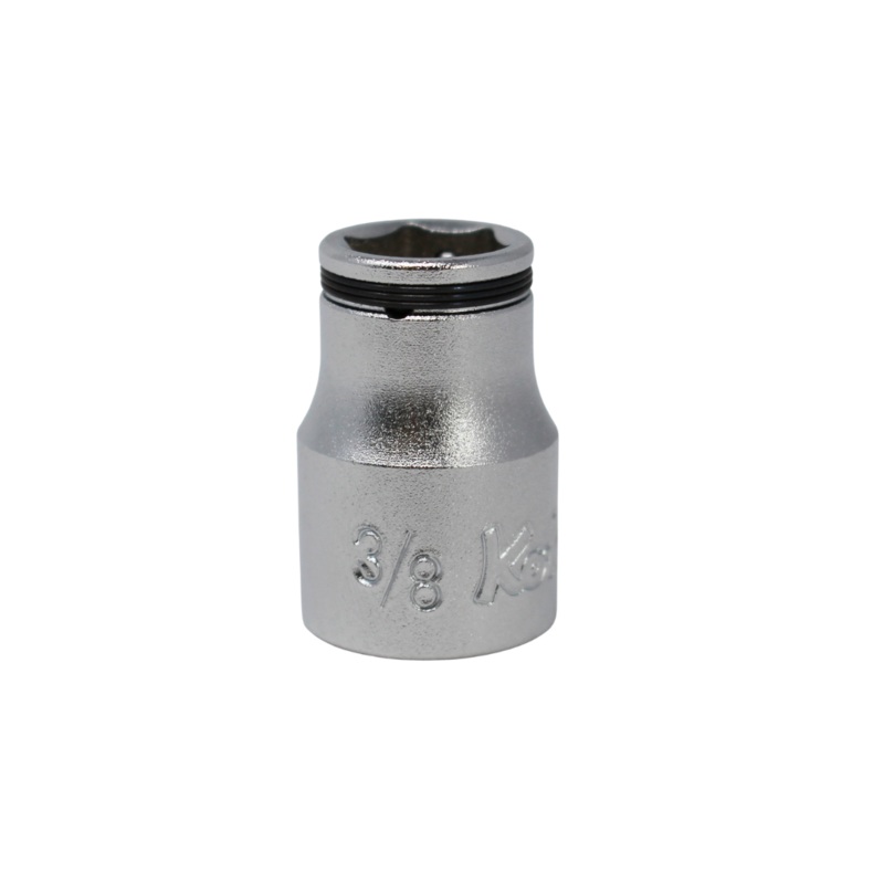 Ko-ken Tools 3/8 Sq. Dr. SAE Nut Grip Chrome Socket in 3/8