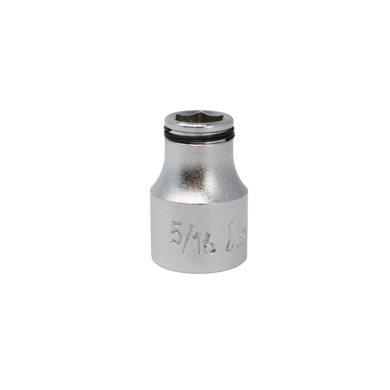 Ko-ken Tools 3/8 Sq. Dr. SAE Nut Grip Chrome Socket in 5/16