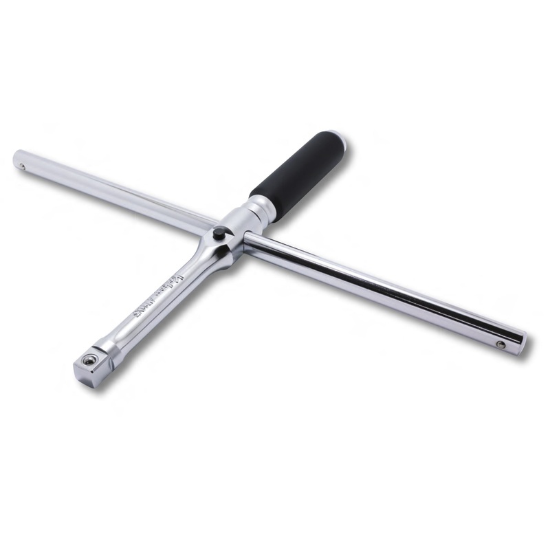 Ko-ken Tools T Handle 1/2 Square Length 264 x 350mm Sliding Bar Free Turn Grip