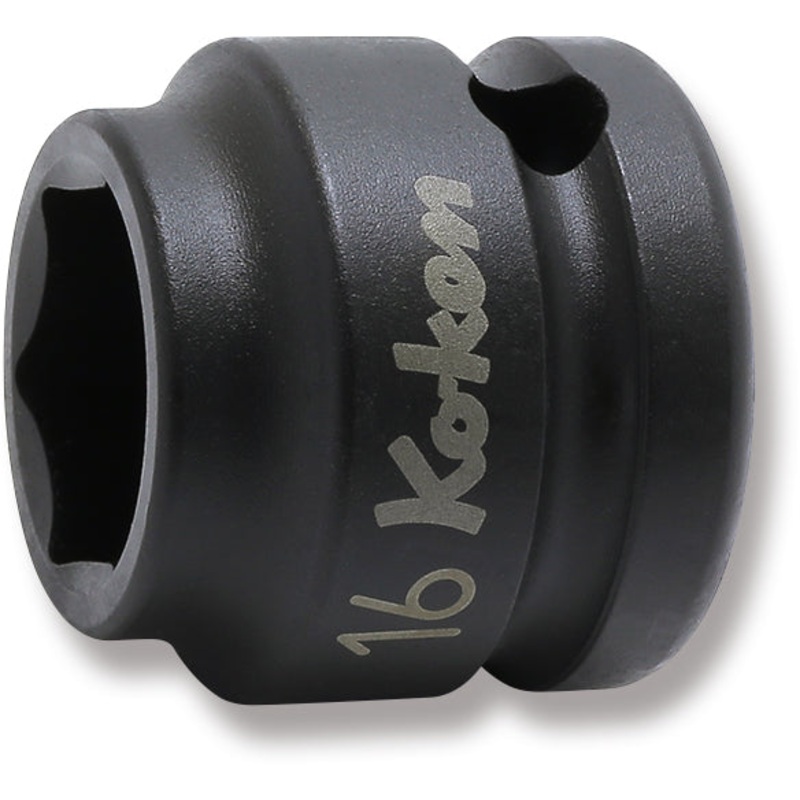 Ko-ken Tools 1/2 Sq. Dr. Thin Wall 6-Point Impact Metric Socket 16mm