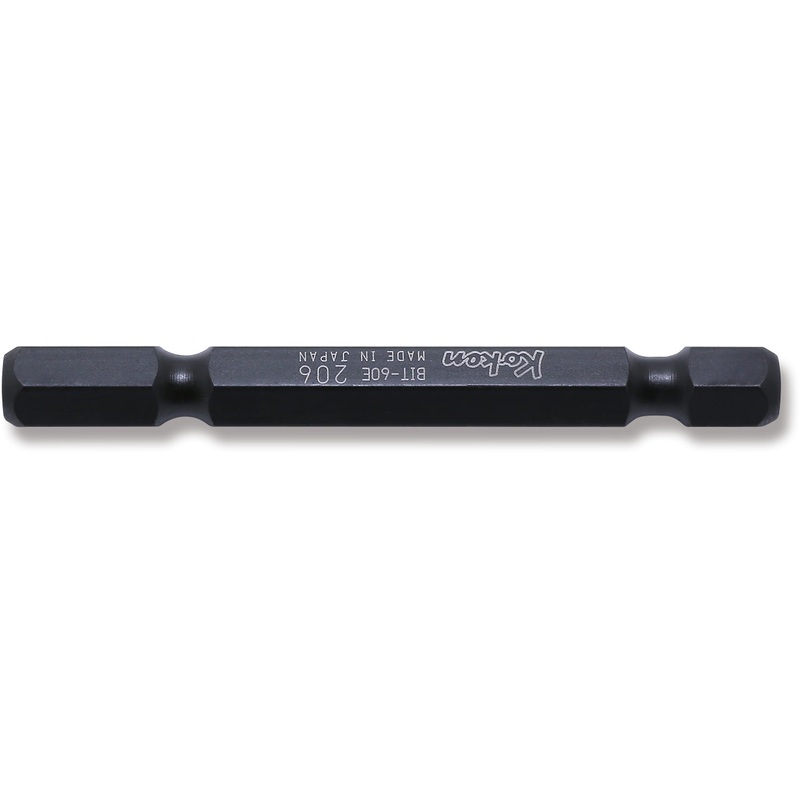 Ko-ken Tools 1/4 Hex Dr. Bit 1/4 For BD042E 60mm