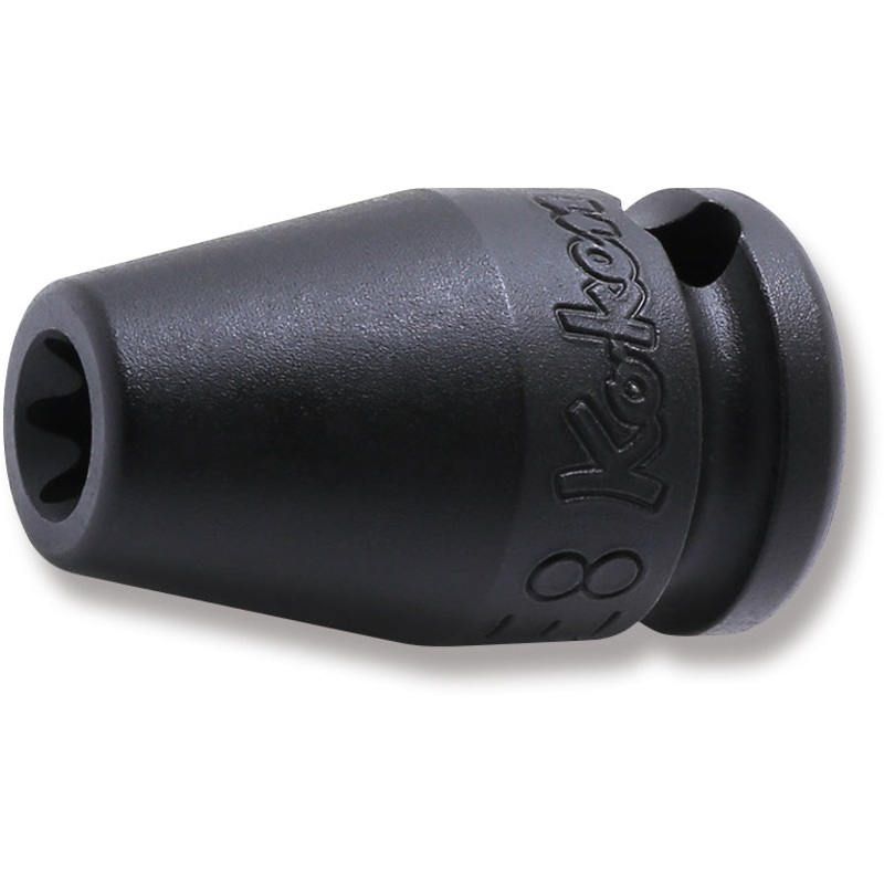Ko-ken Tools 3/8 Sq. Dr. Impact TORX E8 Socket w/ Magnet – Length 32mm