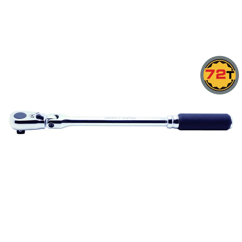 Ko-ken Tools Z-Series 3/8 Sq.Dr. Flexible Ratchet, Reversible (L=280mm), 72 Tooth