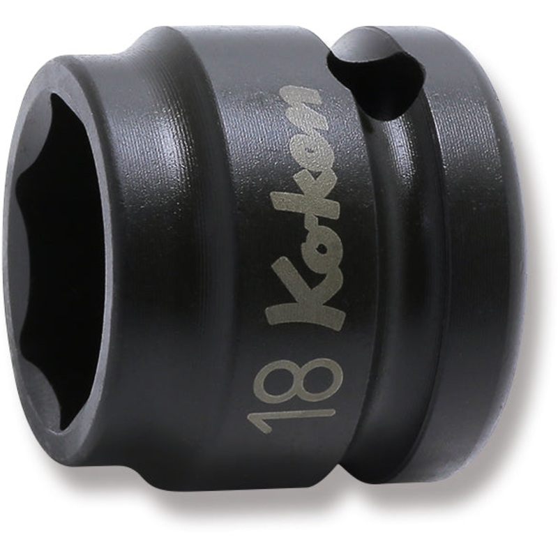 Ko-ken Tools 1/2 Sq. Dr. Thin Wall 6-Point Impact Metric Socket 18mm
