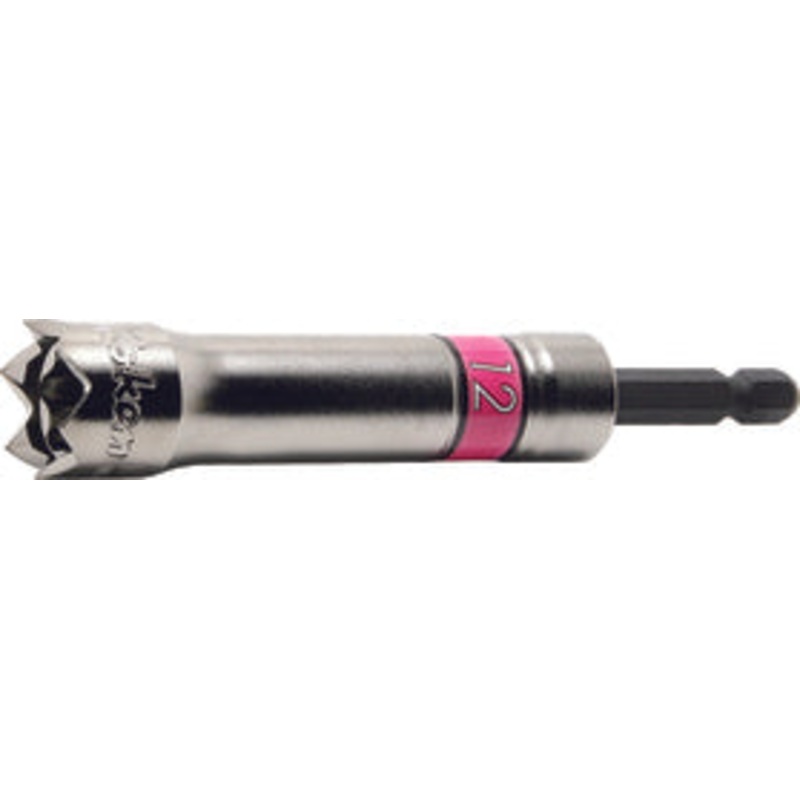 Ko-ken Tools 1/4 Hex Dr. Cement Paste Remover 12mm 6 point 105mm For Construction site