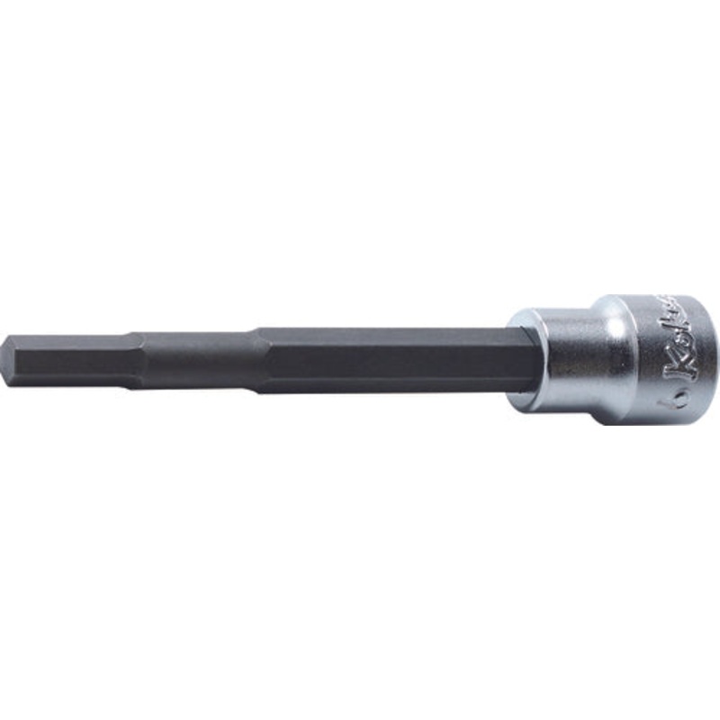 Ko-ken Tools 3/8 Sq. Dr. Bit Socket 11mm Hex Length 100mm