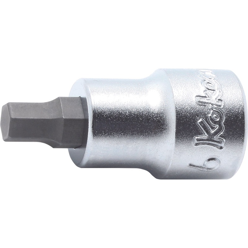 Ko-ken Tools 3/8 Sq. Dr. Bit Socket 9mm Hex Length 38mm