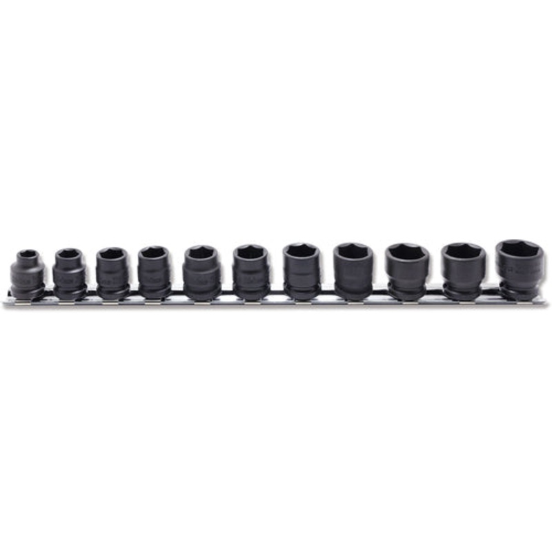 Ko-ken Tools 3/8 Sq. Dr. Socket set 8-19mm 6 point Thin walled 11 pieces