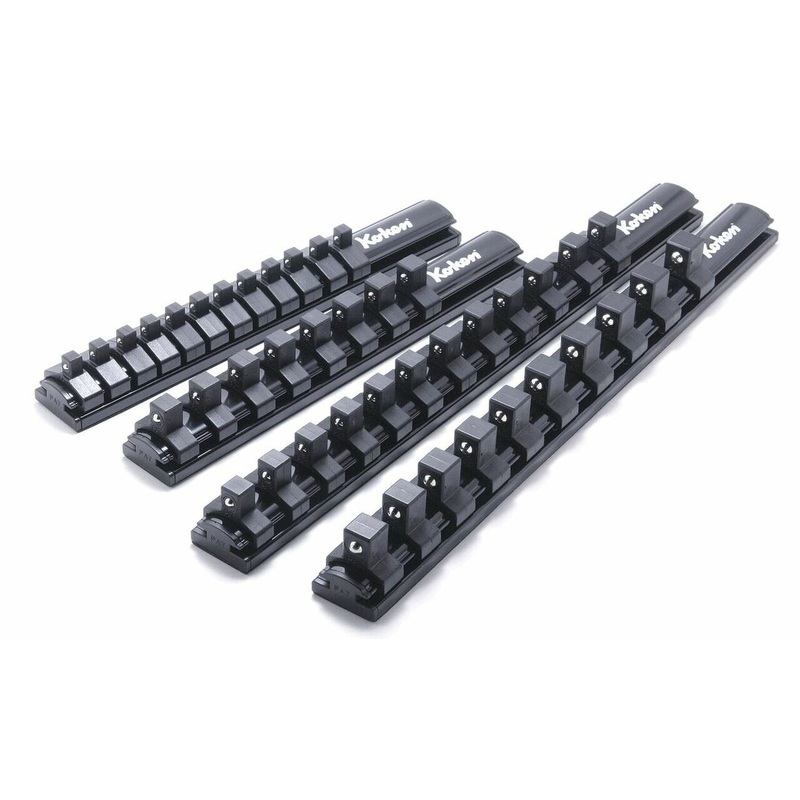 Ko-ken Tools Magnetic Aluminum Rail 3/8 Plastic Clip x 8 pieces 200mm