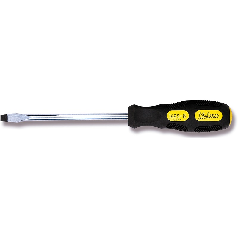 Ko-ken Tools Screwdriver Slotted 6mm Length 310mm