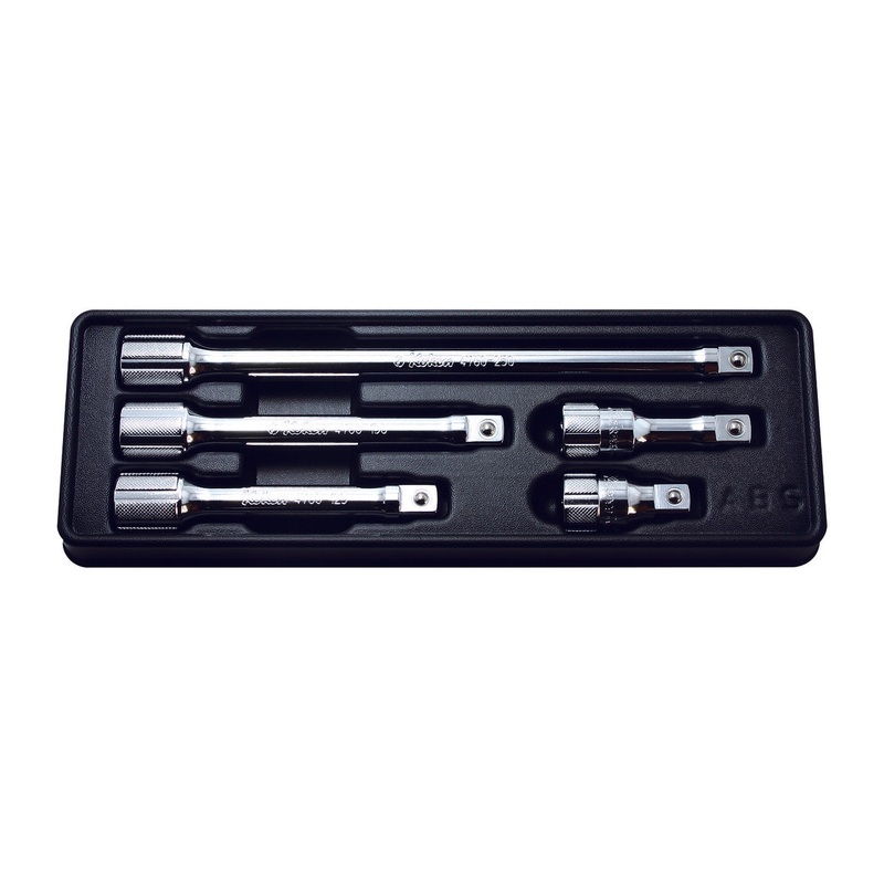 Ko-ken Tools 1/2 Sq. Dr. Extension Bar set 50-250mm ABS Tray 5 pieces