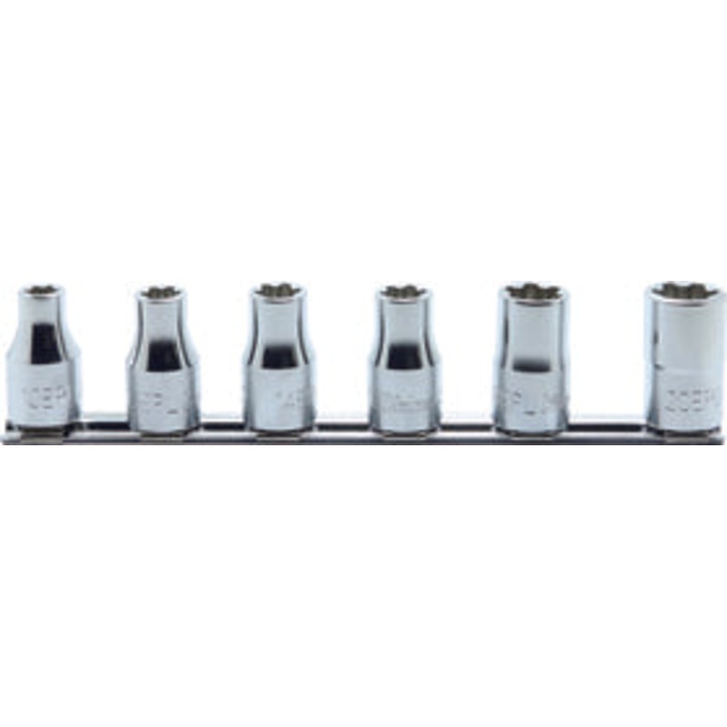 Ko-ken Tools 1/2 Sq. Dr. Socket 6 piece Low Profile TORXplus set 10EPL-20EPL