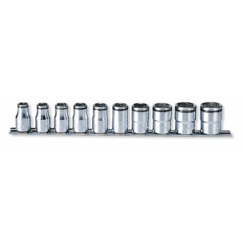 Ko-ken Tools 1/2 Sq. Dr. Socket set 10-22mm Nut Grip 300mm 10 pieces