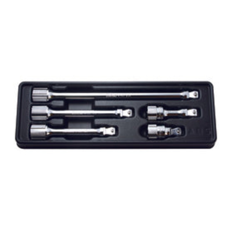 Ko-ken Tools 1/2 Sq. Dr. Wobble-Fix Extension Bar set 50-250mm ABS Tray 5 pieces