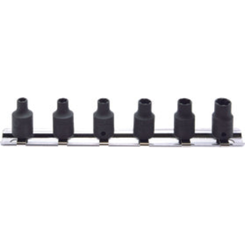 Ko-ken Tools 1/4 Sq. Dr. Nut Twister set 4mm-7mm 6 pieces