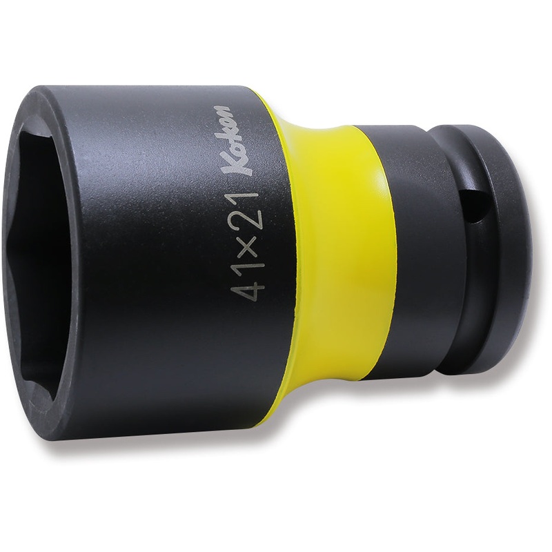 Ko-ken Tools 3/4 Sq. Dr. Rear Wheel Nut Socket 41 x 21mm Hex x Square 80mm Color coded