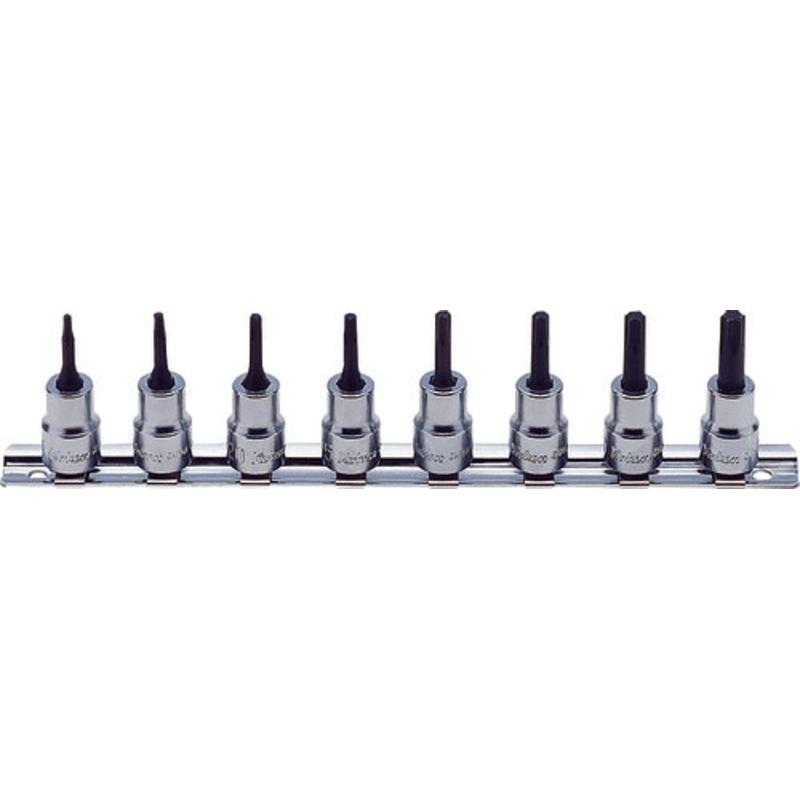 Ko-ken Tools 3/8 Sq. Dr. 8 Piece TORX Bit Socket set T10-T45