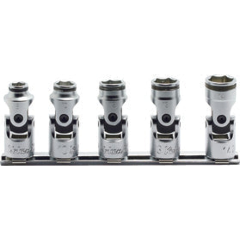 Ko-ken Tools 3/8 Sq. Dr. Universal NUT GRIP Socket set, 8mm-14mm – 5 pieces