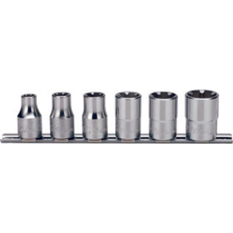 Ko-ken Tools 6 Piece 1/2 Sq. Dr. LHS Socket Set