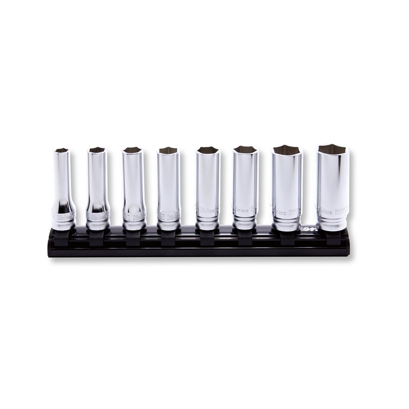Ko-ken Tools 8 Piece 3/8 Sq. Dr. Z-Series 6 Point Deep Metric Socket set 8-19mm