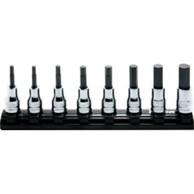 Ko-ken Tools 8 Piece 3/8 Sq. Dr. Z-Series Hex Bit Socket set 3-12mm