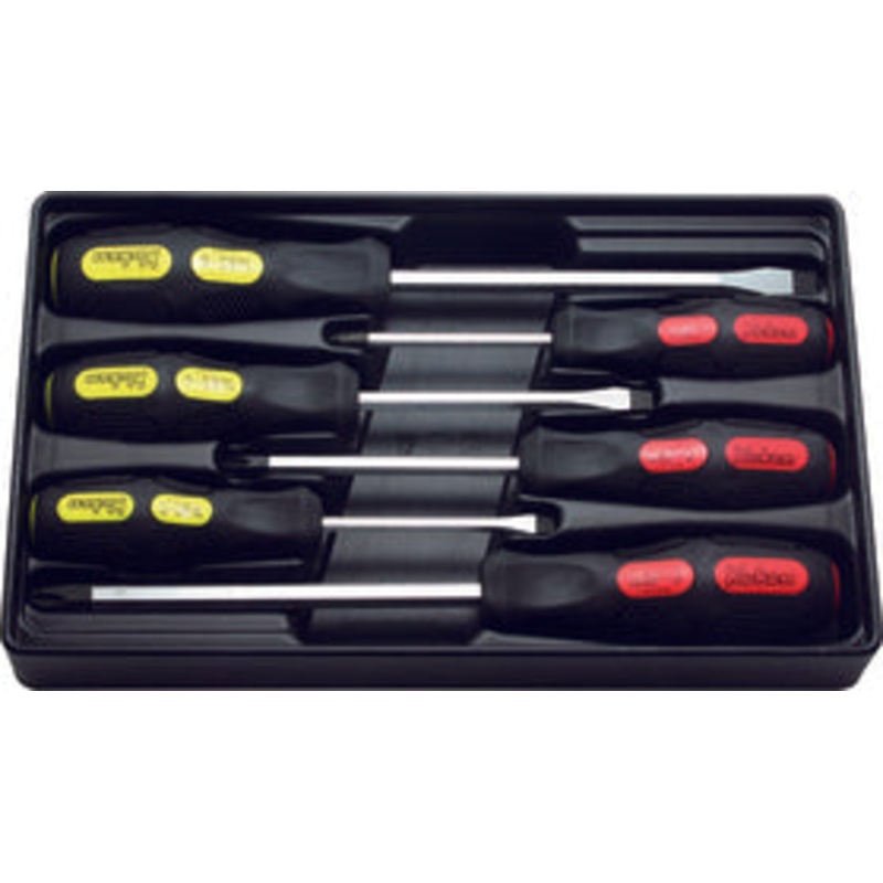Ko-ken Tools Screwdriver Set PH1-2-3/SL5-6-8 ABS Tray 6 pieces