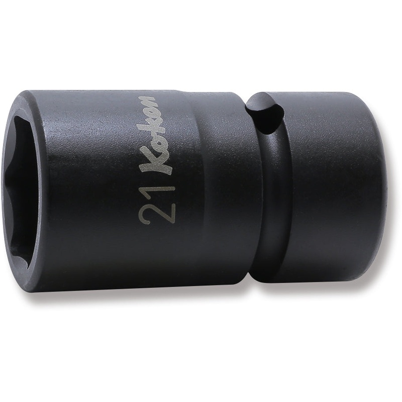 Ko-ken Tools 21mm 1/2 Sq. Dr. Impact 6-Point Sleeve Drive Socket