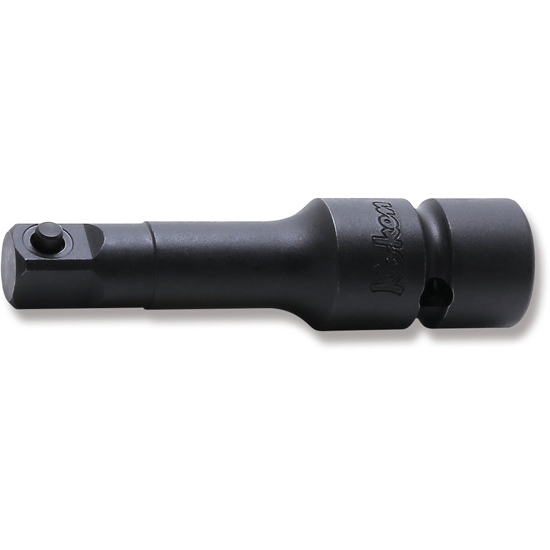 Ko-ken Tools 3/8 Sq. Dr. Impact Sleeve Drive Extension Bar – Pin Type – 75mm Long