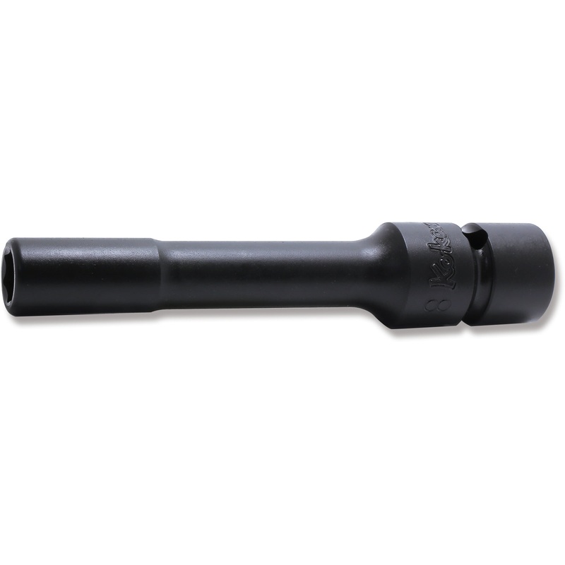 Ko-ken Tools 8mm 3/8 Sq. Dr. 6 point Sleeve Drive Extension Socket, 100mm Long