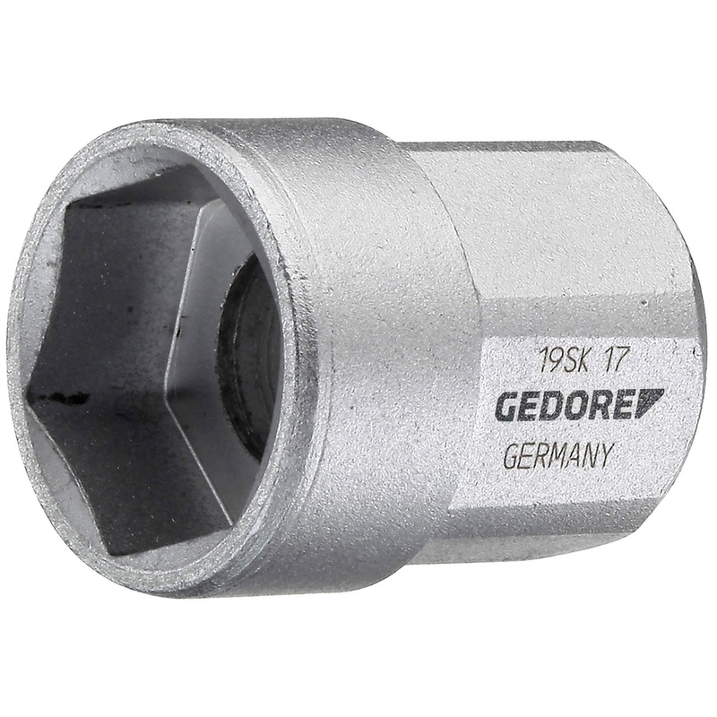 Gedore 1/2 in Short Socket Wrench Insert, 17mm – GD 2225913