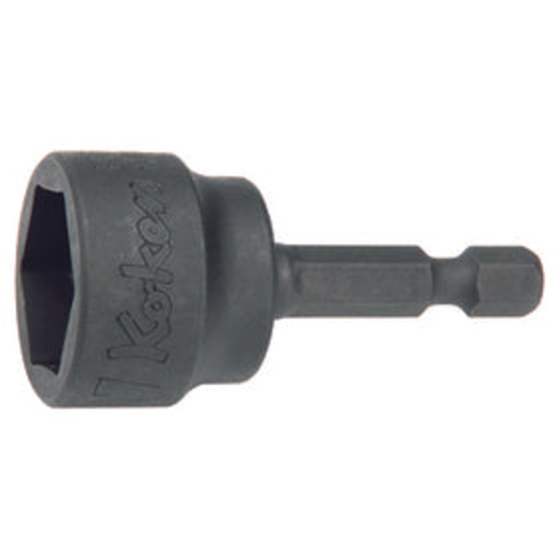 Ko-ken Tools 1/4 Hex Dr. Anchor Bolt Socket 13mm 6 point 50mm