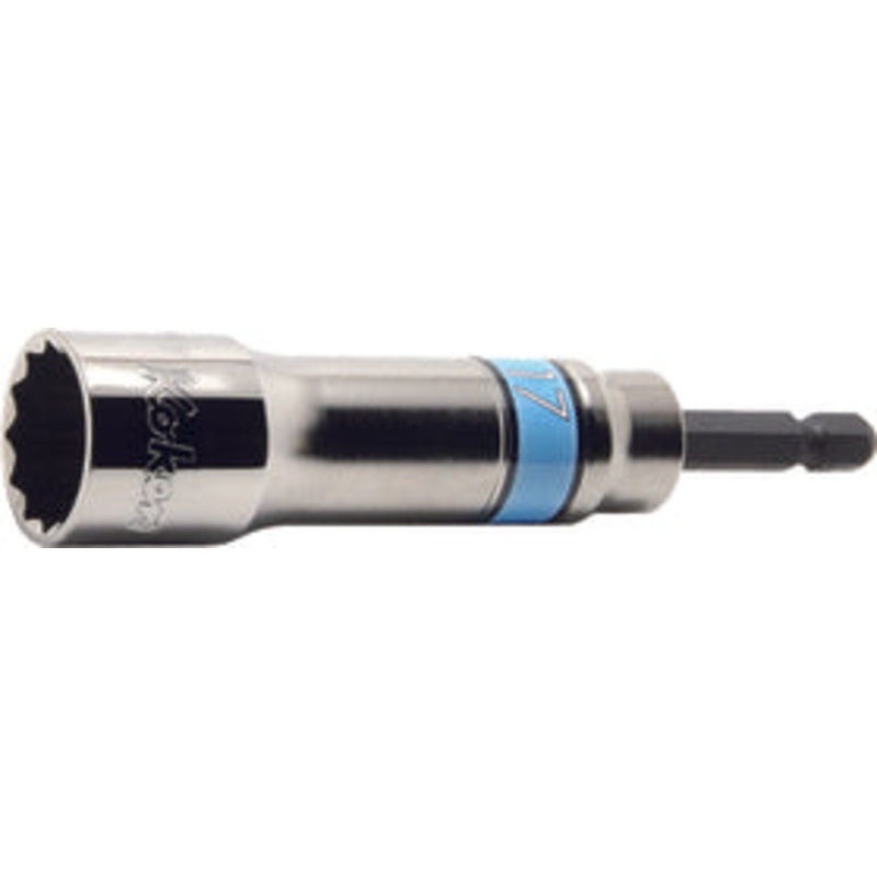 Ko-ken Tools 1/4 Hex Dr. Long Socket 21mm Surface 90mm
