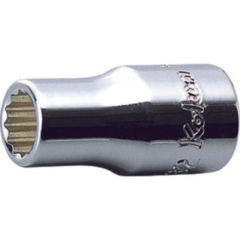 Ko-ken Tools 1/4 Sq. Dr. Socket 1/4 12 point 22mm Aerospace